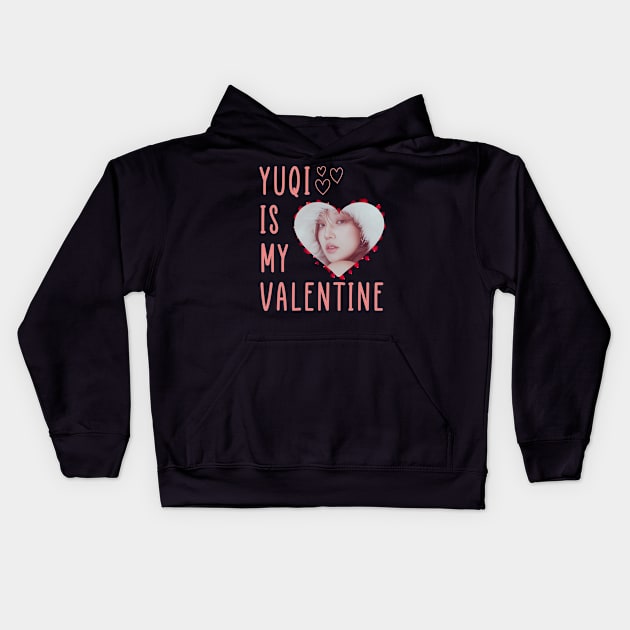 Yuqi Is My Valentine (G)I-dle Kids Hoodie by wennstore